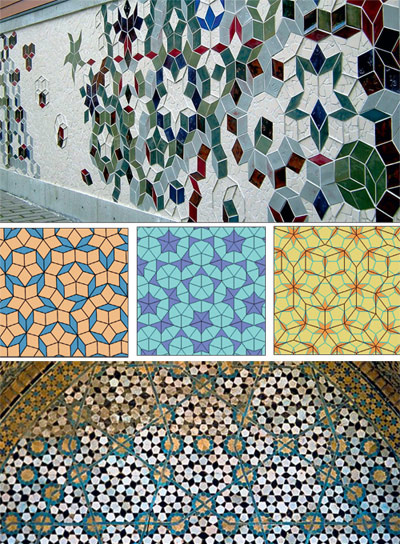 Необычная мозаика вдохновляет художников и архитекторов: ею, к примеру, украшено здание Математического научно-исследовательского института в Беркли, Калифорния, США (вверху)