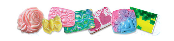 Продукция современных парфюмерно-косметических фабрик — мыло на любой вкус. Изображение: «Наука и жизнь»