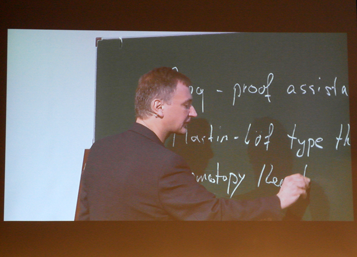 Владимир Воеводский, I Форум лауреатов премий по математике и computer science, Гейдельберг, 26 сентября 2013 года