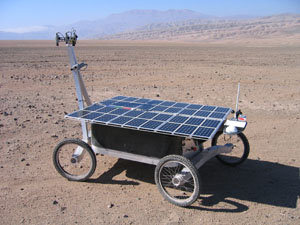 Робот Zoe учится искать жизнь (фото с сайта www.frc.ri.cmu.edu)