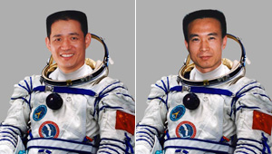 Не Хайшэн (слева) и Фэй Цзюньлун (фото с сайта astro.zeto.czest.pl)