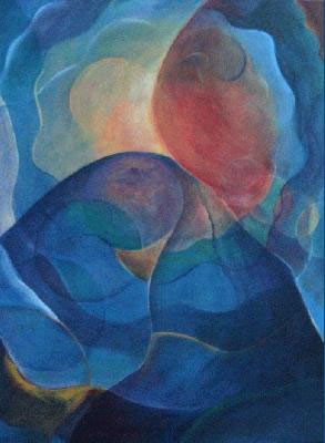 Так представляет себе распад нейтрона художница-авангардист Доун Мезон (Dawn Meson). Изображение с сайта www.dawnmeson.com