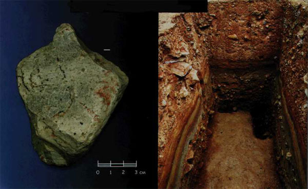 Галечные орудия возрастом 550-700 тыс. лет из раннепалеолитической стоянки Карама на Алтае примитивнее пейкфилдских. Подобные орудия начали делать еще представители вида H. habilis в Африке около двух миллионов лет назад (фото с сайта evolbiol.ru)