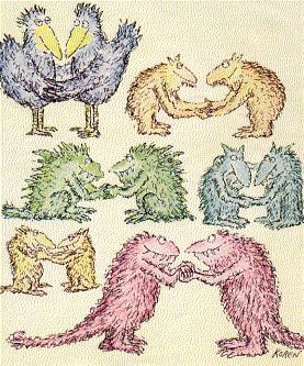 Способность отличать своих от чужих — базовое свойство живых организмов (изображение с сайта users.rcn.com)