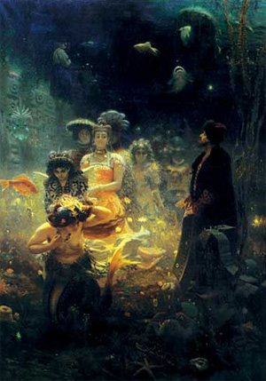 Оптимальный выбор брачного партнера — одна из самых ответственных задач в жизни любого организма (картина И.Е.Репина «Садко в подводном царстве»)