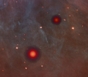 Двойная система коричневых карликов (рис. с сайта www.news.wisc.edu)