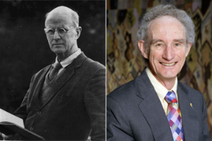 В середине ХХ века выдающийся британский эколог Чарлз Элтон (слева) был полностью уверен в том, что чем сложнее устроена экосистема, тем она стабильнее. Однако уже в 1971 году австралийский инженер Роберт Мэй (справа), ставший впоследствии британским экологом, на математических моделях показал, что, наоборот, более сложные системы оказываются нестабильными (фото Ч.Элтона из архива Алексея Гилярова; фото Р.Мэя с сайта www.eeb.princeton.edu)