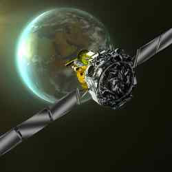 Космическая обсерватория «Интеграл» на орбите (рис. с сайта www.universetoday.com)