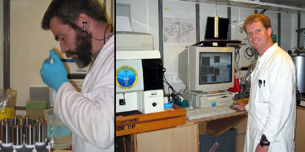 Авторы обсуждаемой работы: Михаил Зубков (слева) и Глен Тарран (справа). Михаил Зубков — выпускник кафедры гидробиологии и общей экологии биофака МГУ. Фото с сайта web.pml.ac.uk