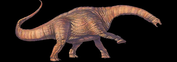 Реконструкция аламозавра. Изображение с сайта www.healthstones.com