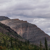 Разрез базальтов рядом с Талнахом