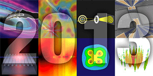 Рис. 1. Коллаж изображений, выбранных редакторами журнала Physics из подборки запомнившихся публикаций 2013 года в журналах Американского физического сообщества