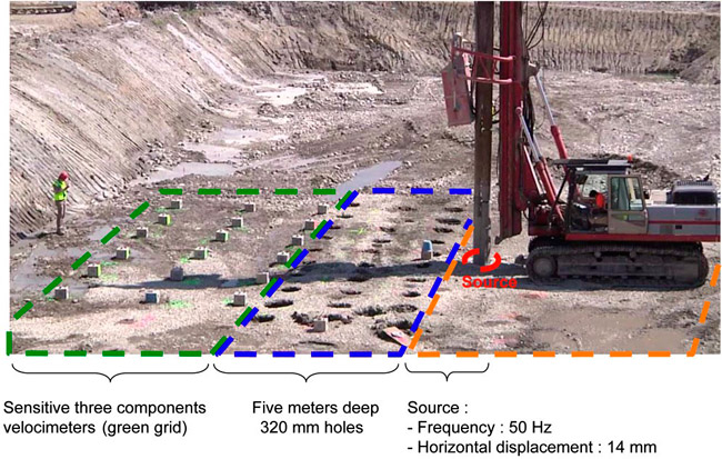 Общий вид экспериментальной площадки