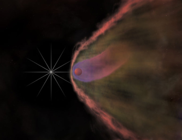 Художественное изображение системы B1957+20