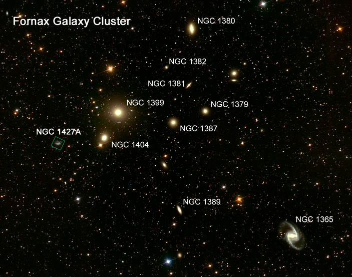 Рис. 1. Скопление Печи