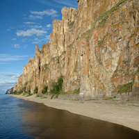 Известняки куторгиновой свиты в природном парке «Ленские столбы»