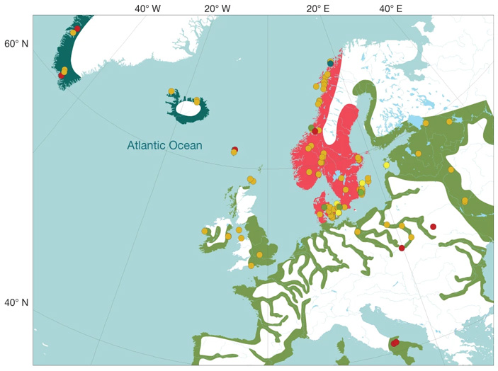 Рис. 2. «Мир викингов» в VIII–XI веках н. э.