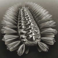 Рис. 1. Раннекембрийские томмотииды рода каменелла (Camenella)