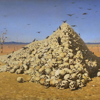 Василий Верещагин, «Апофеоз войны», 1871. Государственная Третьяковская галерея, Москва