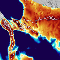 Отношение давления воды в подледных потоках к давлению перекрывающей толщи льда