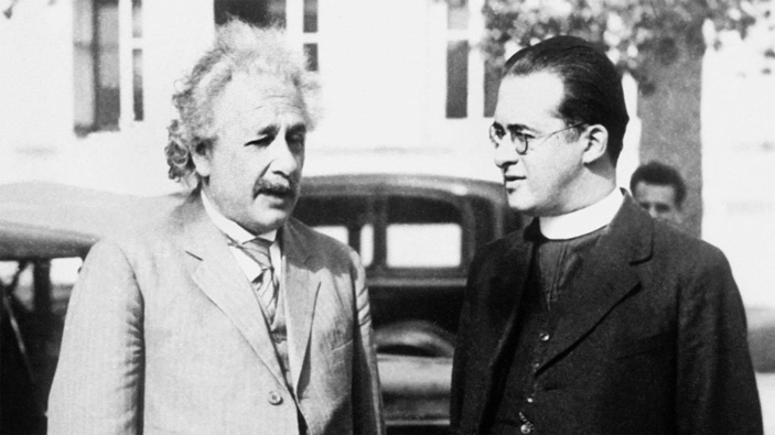 Жорж Леметр и Альберт Эйнштейн