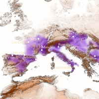 Рис. 1. Пещера Мандрен на юге Франции