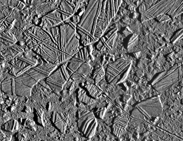 Торосистая область Коннемарский хаос на Европе