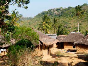 Рис. 2. Деревня в районе Рабаи, Кения