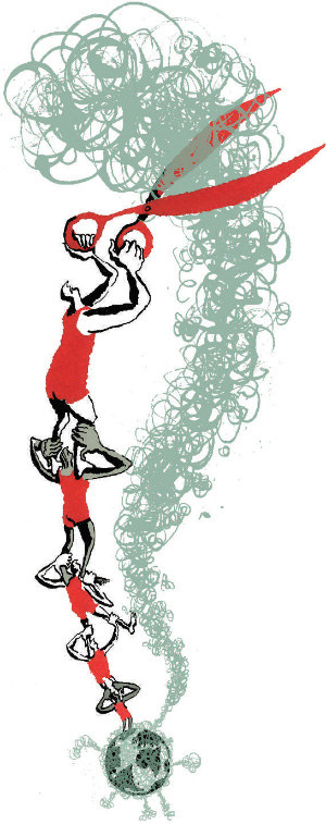 Очевидно, что Киотский протокол не достиг своей цели — сокращения выбросов в атмосферу парниковых газов. Карикатура B. MELLOR из обсуждаемой статьи в Nature