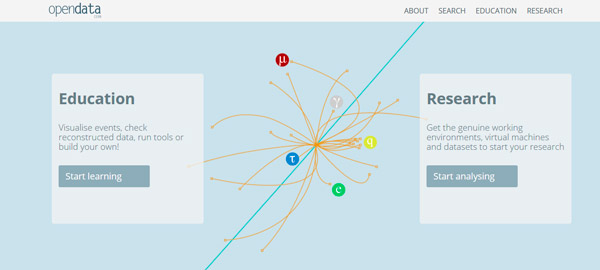 ЦЕРН выложил часть сырых данных в открытый доступ и предоставил инструменты для их изучения