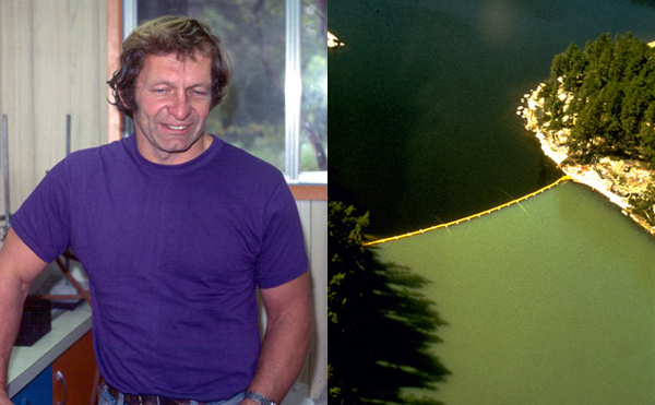 Дэвид Шиндлер и одно из исследованных им озер