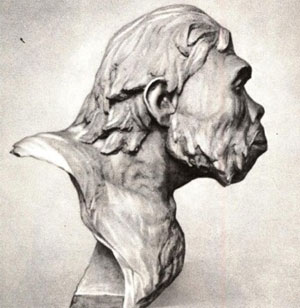 Синантроп. Реконструкция М. М. Герасимова. Фото с сайта man.claw.ru