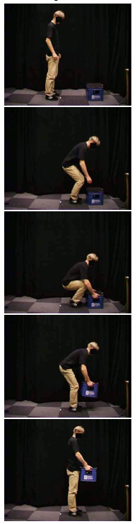 Раскадровка записей, использовавшихся в эксперименте немецких психологов. Лица людей скрыты, чтобы испытуемые могли делать свои выводы только на основании характера самих движений (изображение с сайта www.mpg.de)