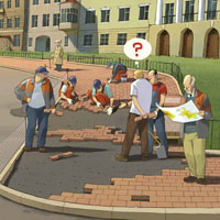 Плитки и числа Хееша