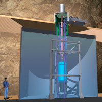 Общая схема новой установки по поиску частиц темной материи LUX