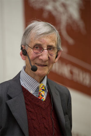Freeman Dyson. Lebedev Physics Institute of the Russian Academy of Sciences, Moscow, Russia, 23 March 2009. Photo: Dynasty foundation