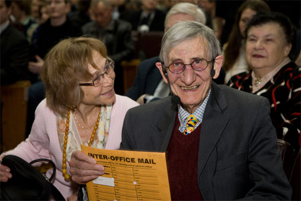 Freeman Dyson. Lebedev Physics Institute of the Russian Academy of Sciences, Moscow, Russia, 23 March 2009. Photo: Dynasty foundation